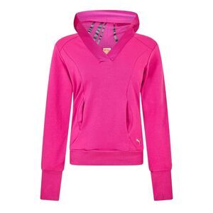 Puma Womens/Ladies V Neck Hoodie / Pink